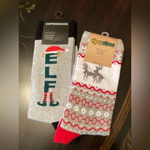 Mens funny holiday socks